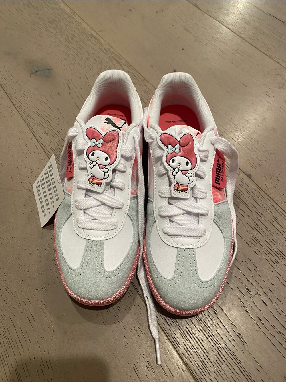 PUMA Kids' White & Pink My Melody Sneaker